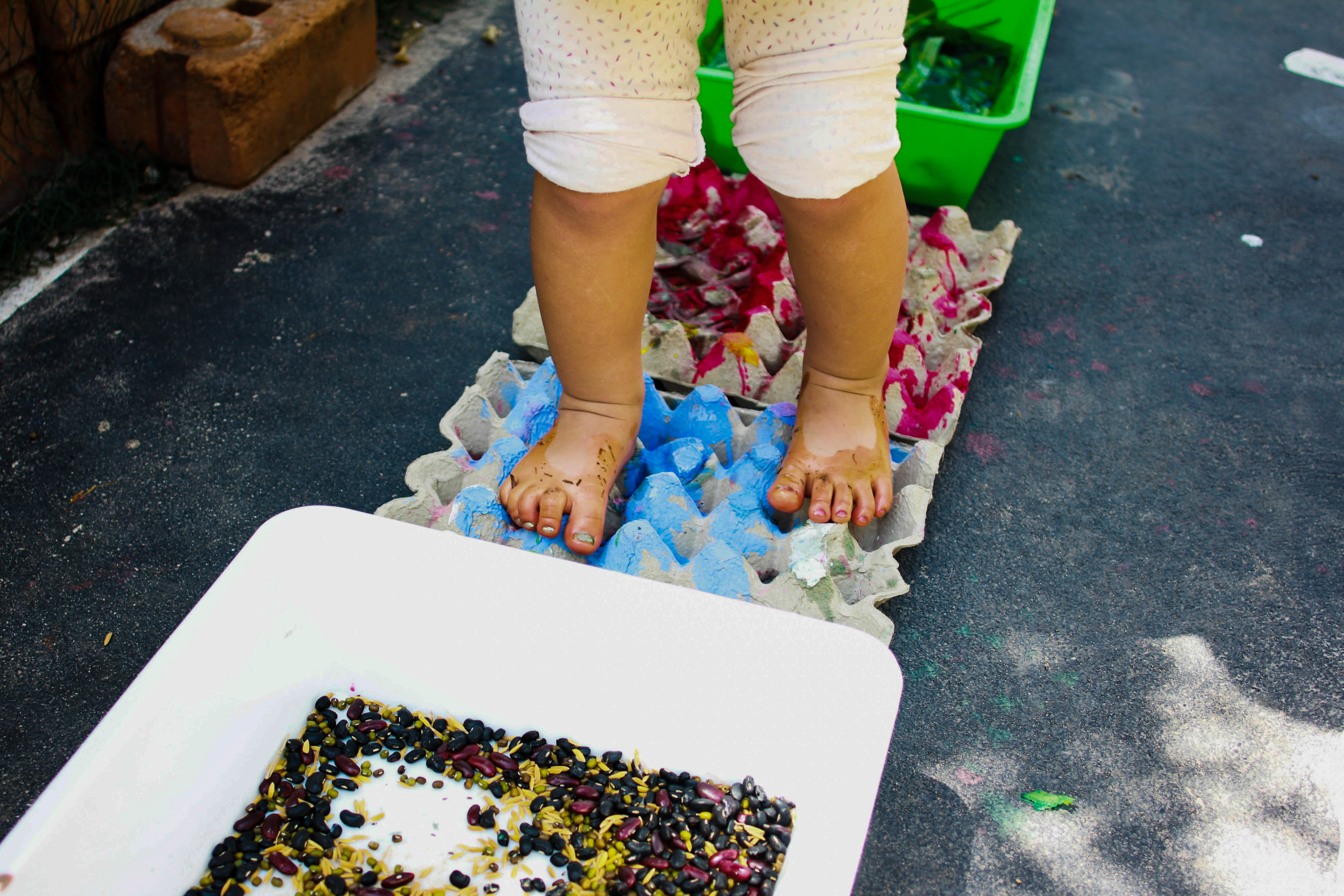 sensory path baby feet